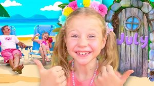 Настя узнает обо всех месяцах года. История для детей