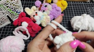 МК зайка брелок.