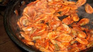 Жареные креветки к пиву