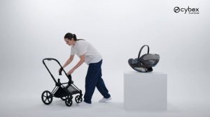 Как установить и снять автокресло Cybex Cloud T с адаптеров