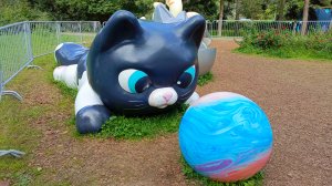 Милые котики космонавты арт объект космокотики.