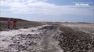 Веселовка Темрюкский район сегодня 20 августа 2025. Солёное озеро. Море и погода сейчас в Веселовке