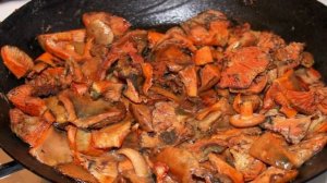 Жареные рыжики