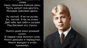 Песня 2025. Есенин С.А. Пой же, пой. На проклятой гитаре... (ред.)