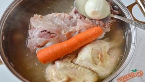 Домашний холодец из говядины и курицы