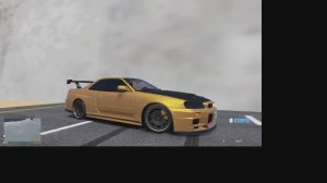GTA 5 Nissan Skyline R34 GTR 410км в час самый быстрый японский спорт кар с полным приводом