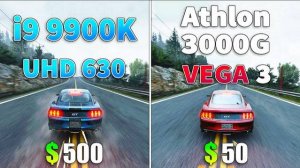 i9 9900K UHD 630 vs Athlon 3000G VEGA 3 l iGPU Test