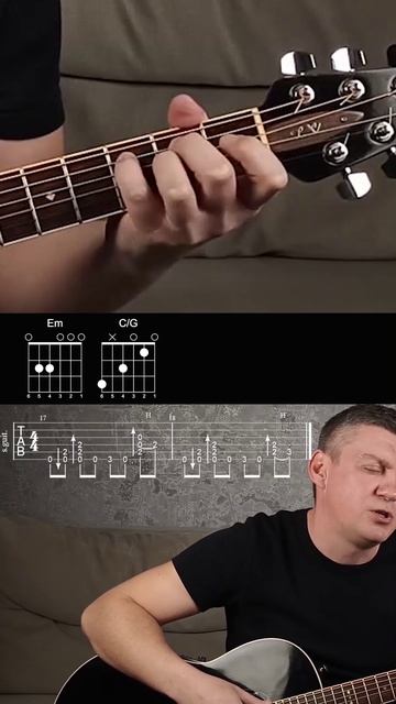 КИНО - Электричка (на гитаре)