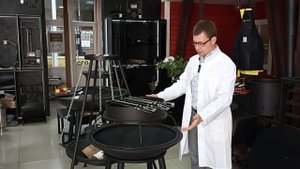 Костровая чаша из гриля Везувий