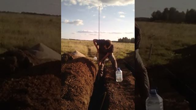 Заземление своими руками. Как забить кругляк без инструмента.