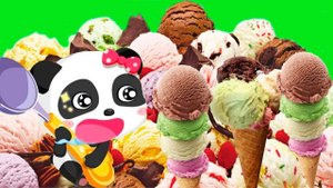 Фабрика Мороженого Малыша Панды.Эскимо и Пломбир для Друзей Панды..Мультик Игра про Панду на Русском