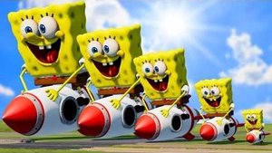 Большой и маленький Губка Боб на Ракете против Поездов / лучевого привода
