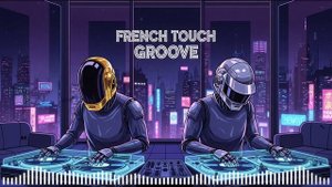 💿 MIDNIGHT AT NEON BEACH 🎧 Sunset Funk x Chill Disco x Daft Punk Vibes