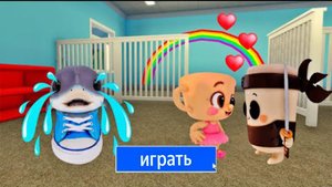 СЕКРЕТНОЕ ОБНОВЛЕНИЕ МАЛЫШКА-БАЛЕРИНА КАПУЧИНО ВЛЮБИЛАСЬ В МАЛЫША-УБИЙЦУ КАПУЧИНО? OBBY #roblox