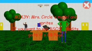 Mrs. Circle's Attack(ENDING) - Baldi's Basics Мод.