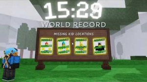 Я побил МИРОВОЙ РЕКОРД по спасению 4 детей в 99 НОЧЕЙ В ЛЕСУ Роблокс