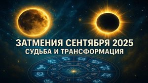 Сильнейшие энергии сентября 2025: как пережить затмения без потерь