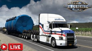 🔴 Ats 1.55, прокачиваю профиль до ЛЕГЕНДЫ, 18 СТАЛЬНЫХ КОЛЁС !  (+0)