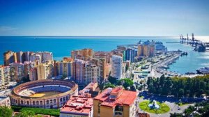 Испания. Малага,  Пешеходная  экскурсия.