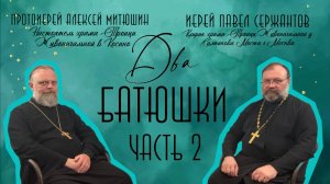 Почему Бог посылает людей, а после мы теряем их/ДВА БАТЮШКИ/Иерей Павел Сержантов Часть 2