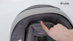 Как отрегулировать подголовник в автокресле Cybex Cloud T