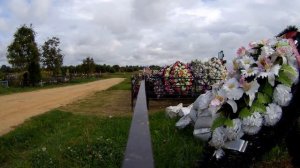 Обзор кладбища Бабынино. Аллея участников СВО, надгробие в полный рост молодой девушки и другое