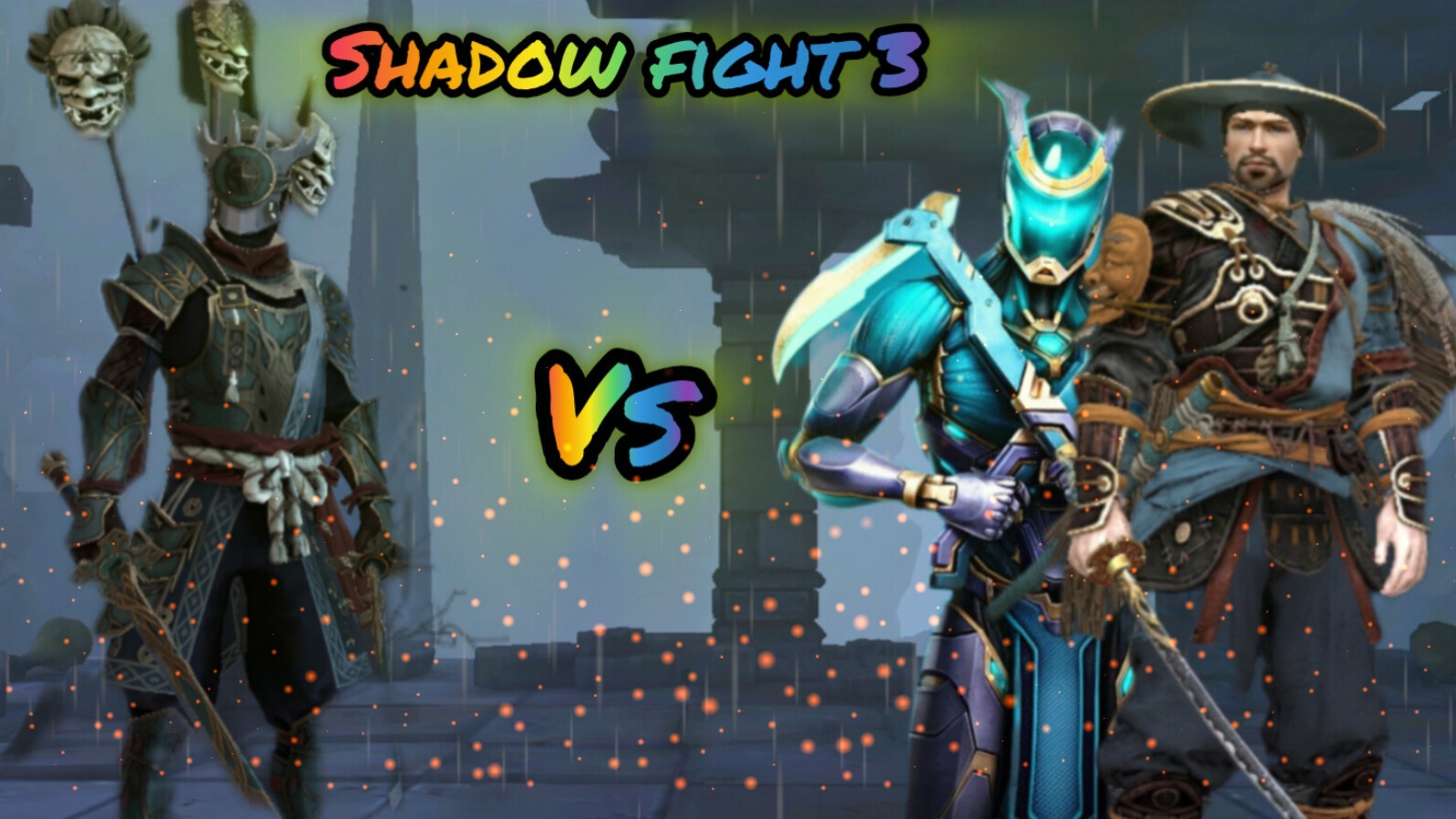Триада Мёртвой Чащи Vs Анибота Бездны и Одержимого в Shadow fight 3
