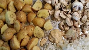 Грибы с картошкой