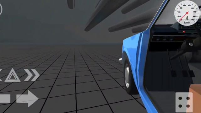 Гонки на синей машине. Симпл Кар Краш Фузик