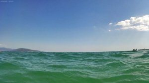 Новороссийск.  С моря вид на пляж Алексино