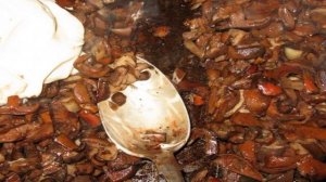 Жареные грибы рыжики