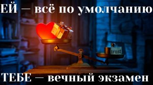 КРЕДИТ ДОВЕРИЯ: почему его выдают только ей, а ты вечный должник?