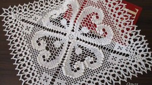 КВАДРАТНАЯ САЛФЕТКА С СЕРДЕЧКАМИ. ЧАСТЬ 5