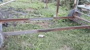 Как я провёл лето. Кран, передвижные леса, каркас гаража.