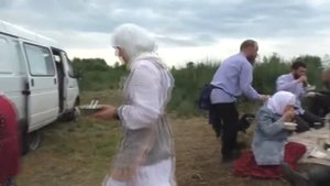 Обед возле музея лагеря стана 12 07 2025