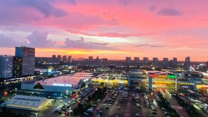 Вечернее небо Красноярска 21 августа 2025 года