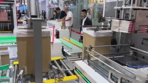 200,000 Daily Capacity_ Coffee_Tea Take Away Handle Bag_ Smart17-A220 S_D Paper Bag Making Machine