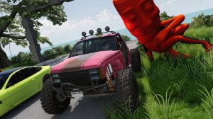 СМОГУТ ЛИ ТУНГ ТУНГИ ОСТАНОВИТЬ МЕНЯ? | BeamNG   Brainrot Спуск