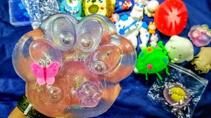 АСМР РАСПАКОВКА🥰 Таба лапки сквиши 🐾 режу СКВИШИ 🫶🏻