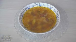 Как приготовить суп с консервированной фасолью и копчеными ребрами на обед