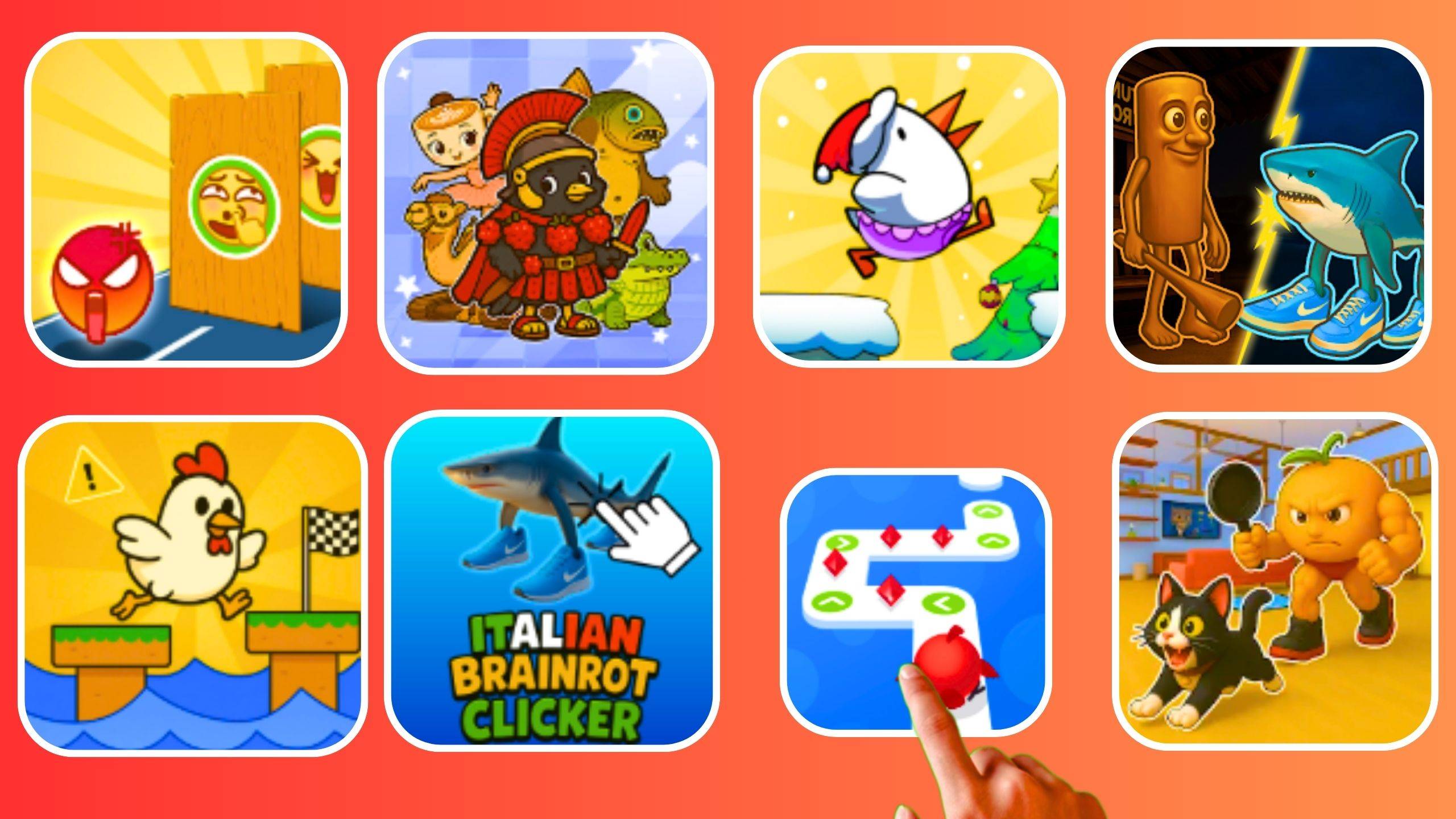 Tip Tap Chill Minigames, Meme Tap Challenge, Brainrot Relax Minigame, Tung Tung Tung Sahur смотреть онлайн