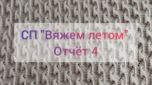 СП "Вяжем летом" Отчет 4