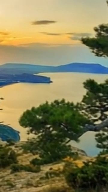Природа и закат в Крыму смотреть онлайн