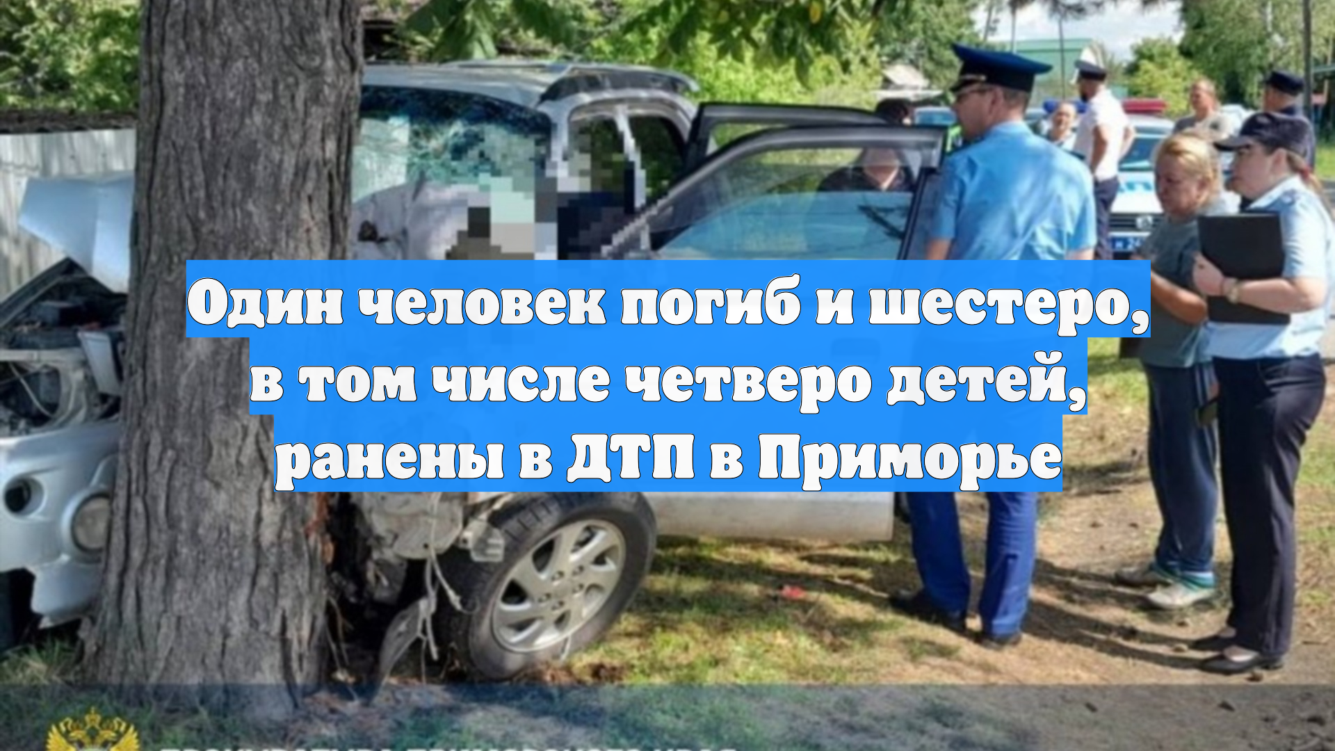 Один человек погиб и шестеро, в том числе четверо детей, ранены в ДТП в Приморье смотреть онлайн