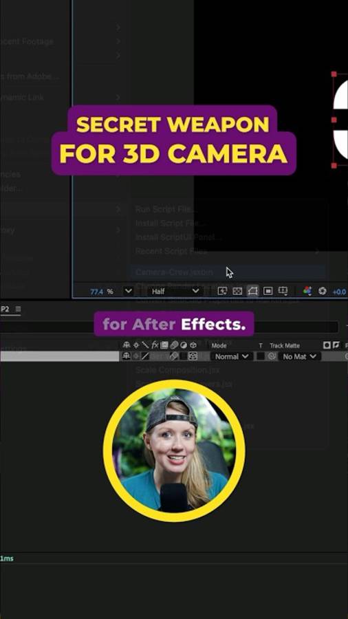 Бесплатный сценарий анимации камеры для After Effects смотреть онлайн