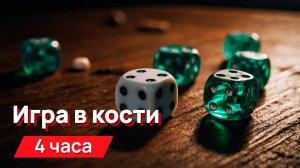 Звуки для соседей - игра в кости, звуки кубиков с промежутками