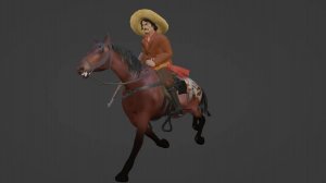 BLENDER 3.6 Заготовки мексиканцев в сцену грабеж