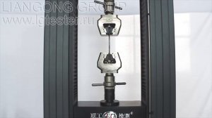 Испытание на разрыв металлического образца на машине Liangong CMT