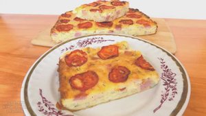 Заливной пирог из кабачков с колбасой. Рецепт пирога из кабачкового теста