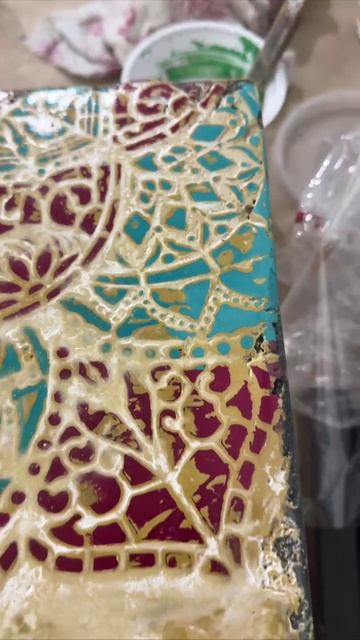 Лесенка по типу "Икеа", моя авторская техника марокканской плитки смотреть онлайн